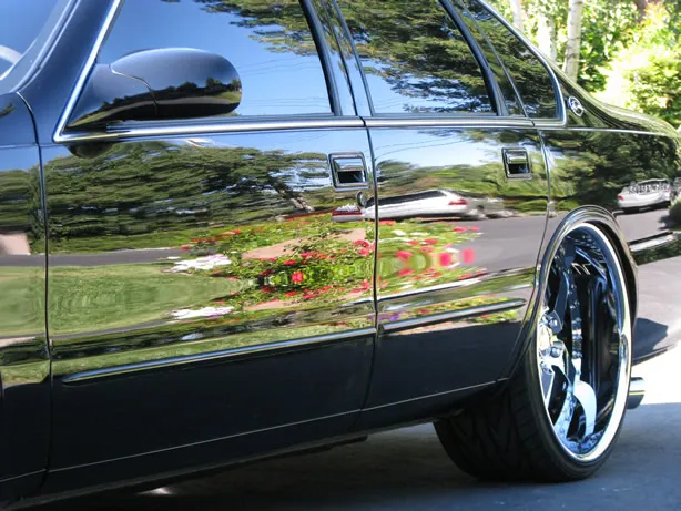 1995 Chevrolet Impala SS in Black. Multi-day Paint Correction in Danville CA