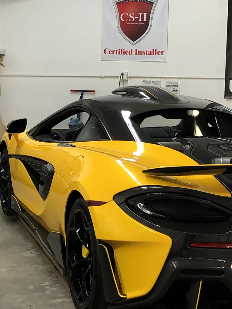 2019 McLaren 600LT. Paint Correction and CS-II Titanium ceramic coating