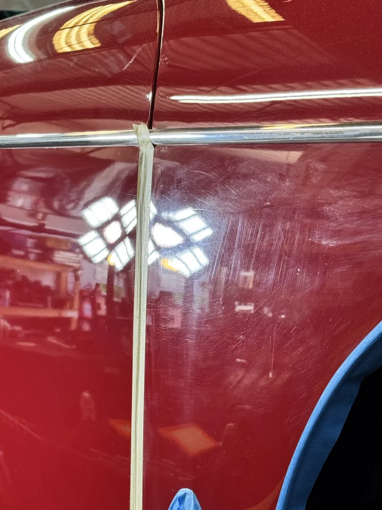 Serious paint damage.