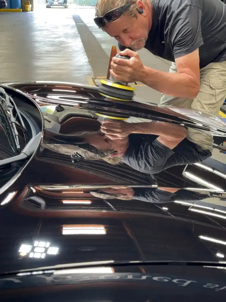 2005 Acura NSX - EXTREME Paint Correction Example - #1 most difficult in 40 years pro detailing