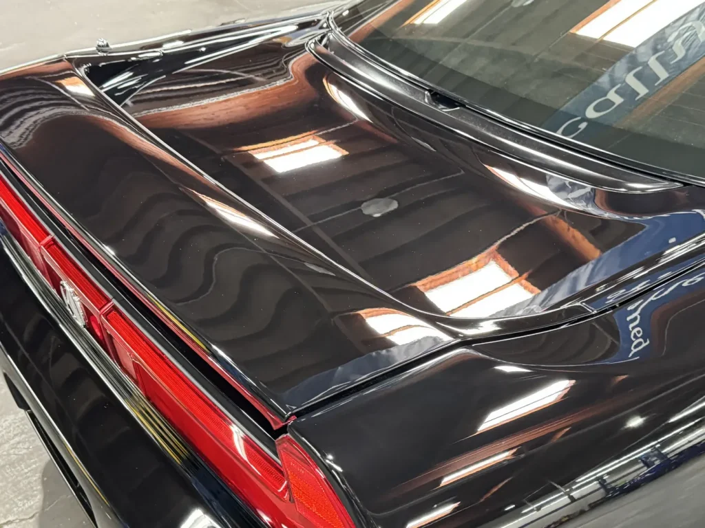 Paint Correction & CS-II Titanium ceramic coating. Decklid after polishing.