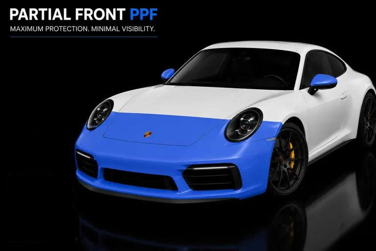 Porsche 911 Partial Front PPF
