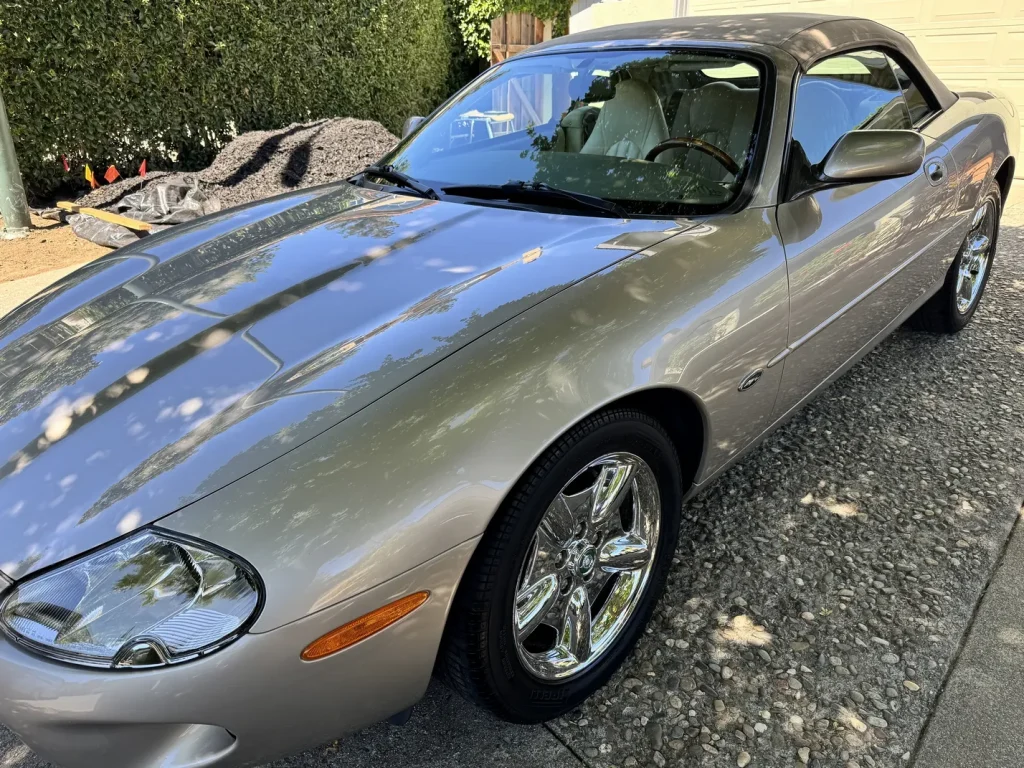 1997 Jaguar XK8 convertible in Topaz Metallic - Walnut Creek Ca. For Sale detail - Finish